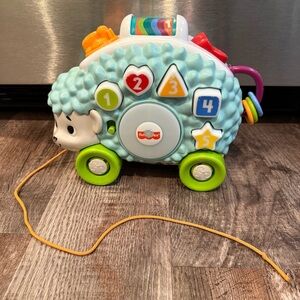 Fisher-Price Linkimals Happy Shapes Hedgehog Pull Along Learning Toy Tested